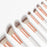 BH Cosmetics- Rose Romance 12 Piece Brush Set With Bag