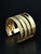 SHINY TEXTURED CUFF BANGLE