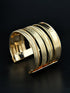 SHINY TEXTURED CUFF BANGLE