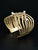 CRYSTAL TEXTURED CUFF BANGLE