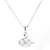 Anna Grace - Sparkling Silver Plated Crystal Swan Necklace ₨ 1,400